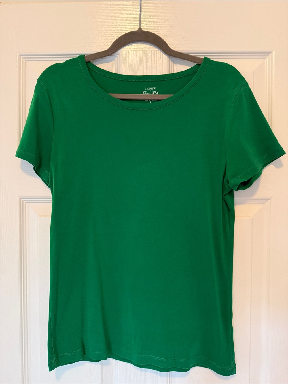 J. Crew Emerald Green Short Sleeve Crewneck Tee